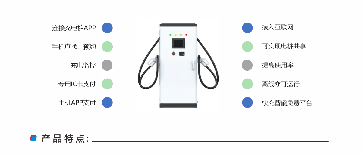 深圳金華誠儲能20KW/40kw 雙向ACDC雙槍直流充電樁 立柱/壁掛
